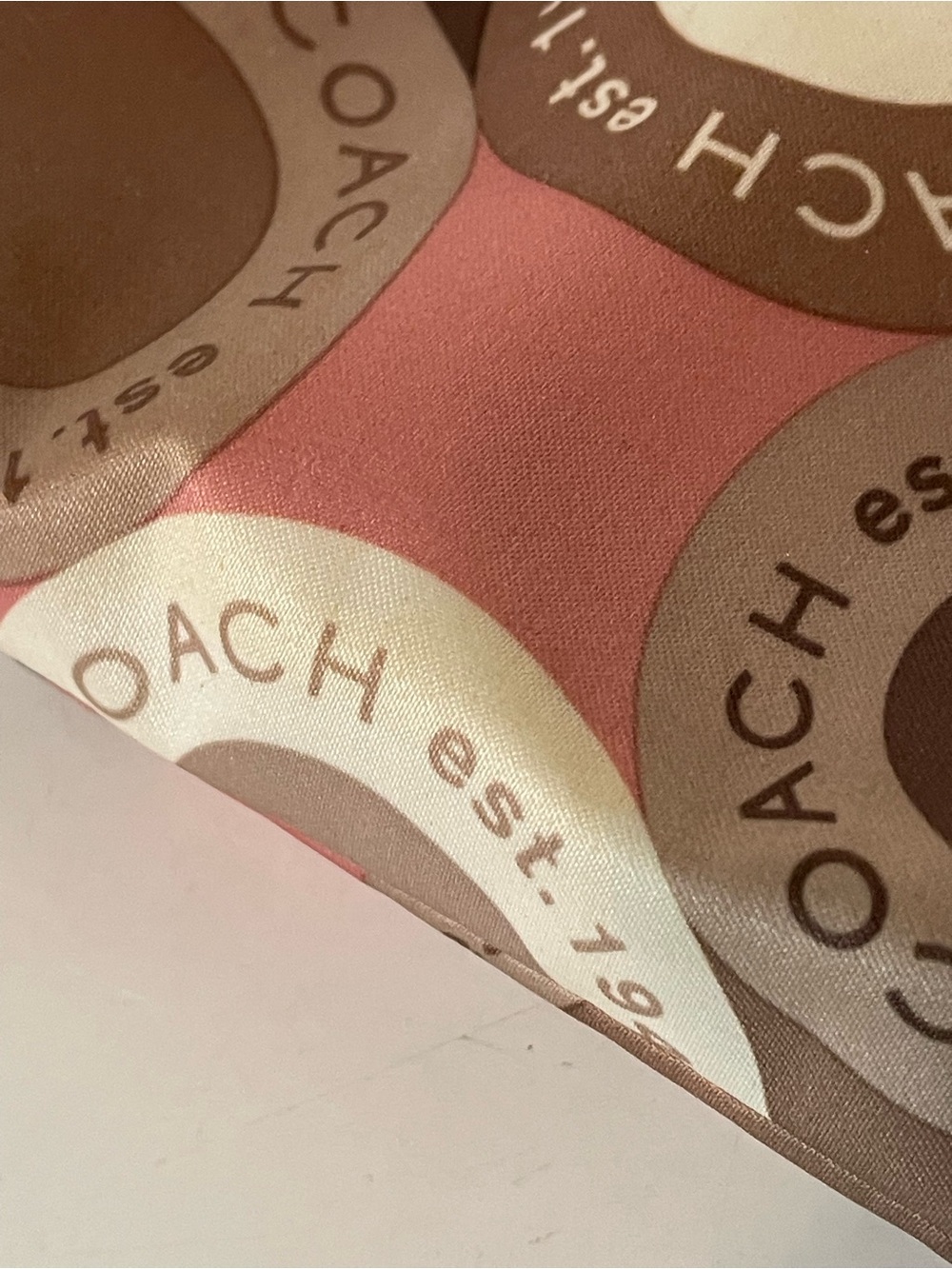 Coach Wristlet in Brown and Pink - Picture 4 of 7